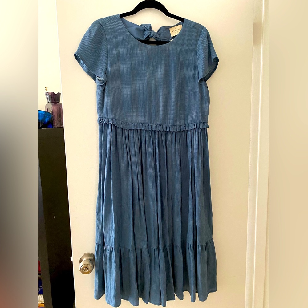 Cute blue Sezane party dress